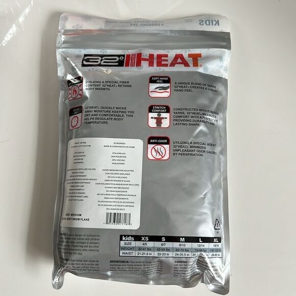 32º Degrees Kids Apparel Long Sleeve Crew Neck + Legging Set Gray - Picture 3 of 3